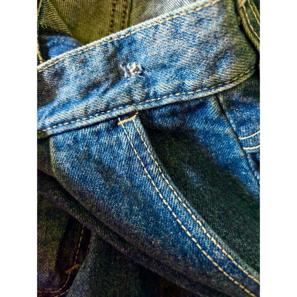 Vintage 90’s Levi’s Dark Denim Trouser Jeans, Made in USA — Size 28 - Picture 7 of 7